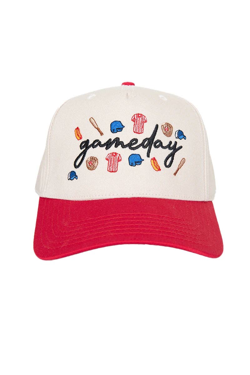Gameday Baseball Doodles Classic Trucker Hats