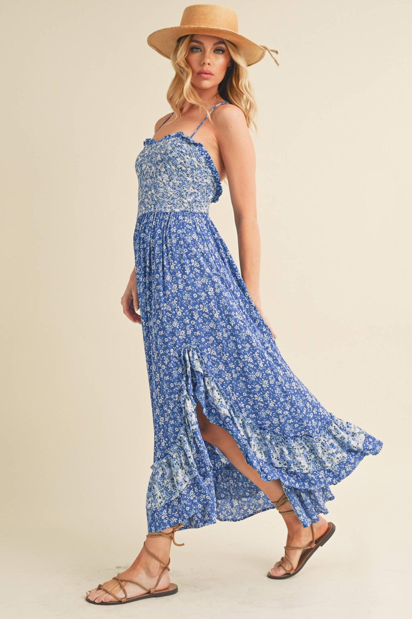 Green Ruffle Dress