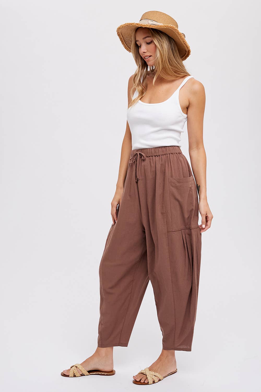 EFFORTLESS HAREM PANTS