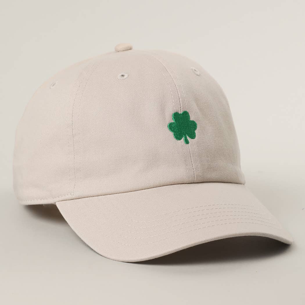 Lucky Clover St. Patrick's Day Embroidered Baseball Cap