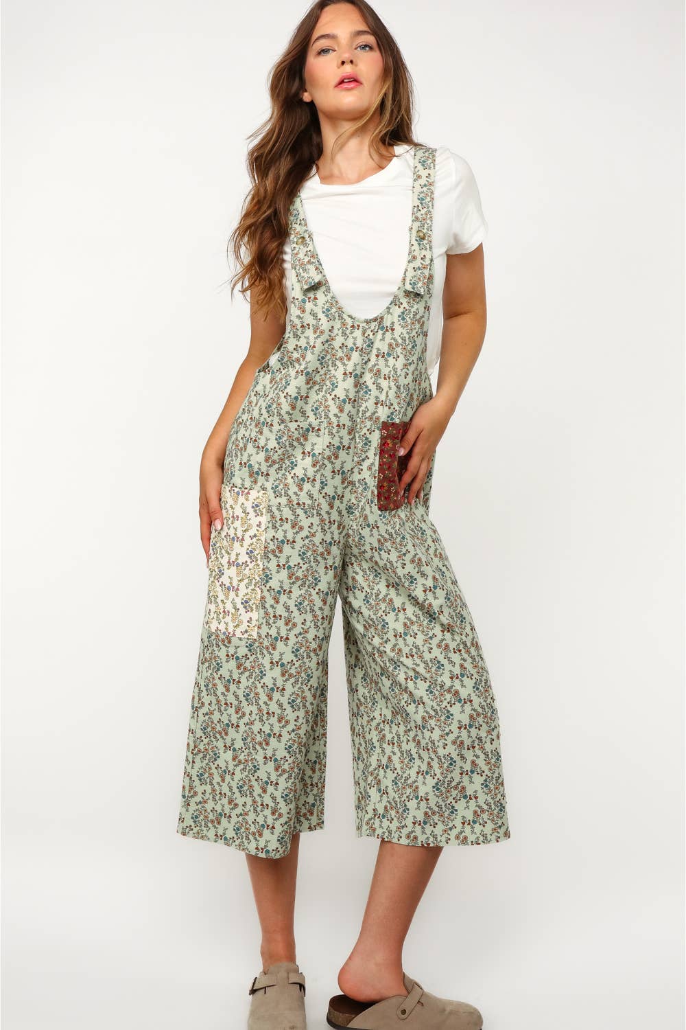 FLOWER OVERALL COLORBLOCK