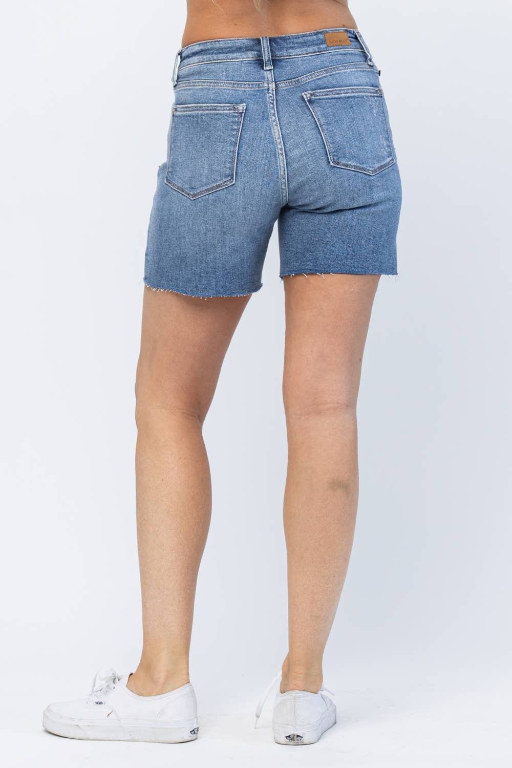 Embroidered Pocket Cutoffs