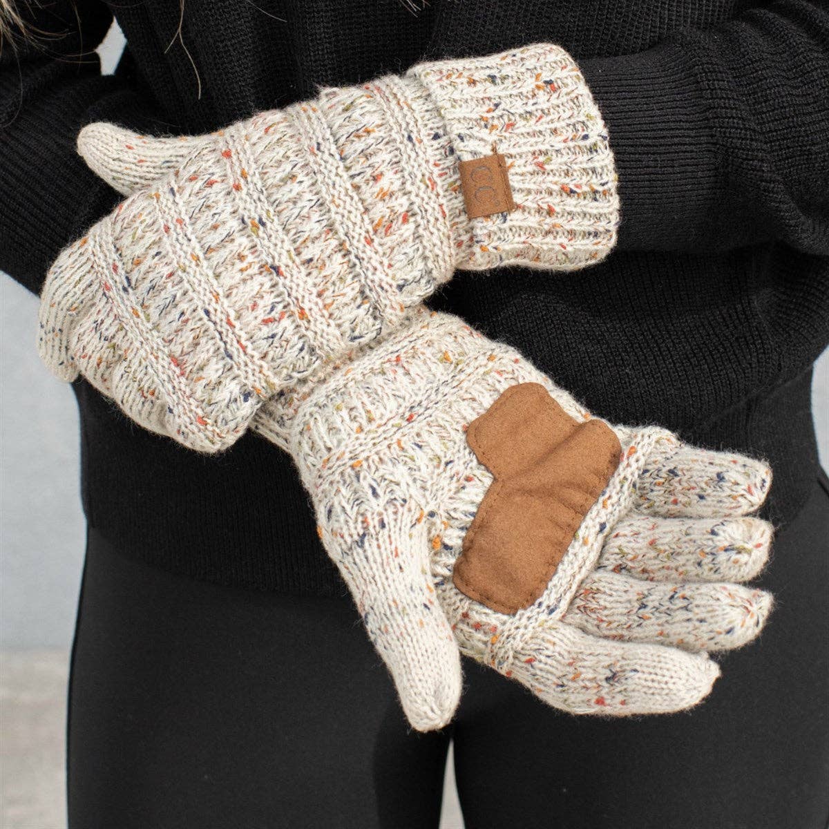 CC Cozy Confetti Tech Screen Gloves ( G-33 )