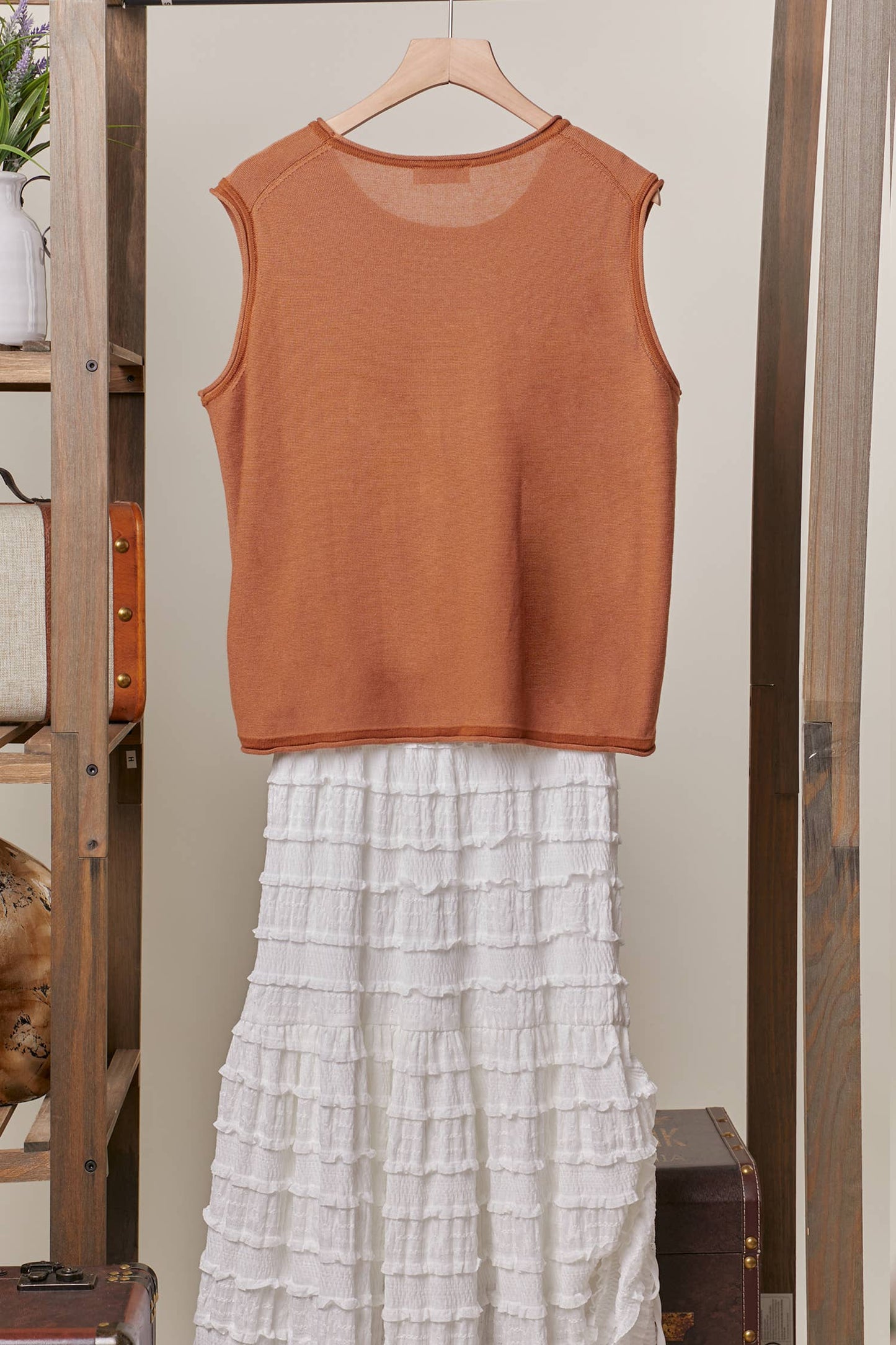 Sleeveless Knit Top