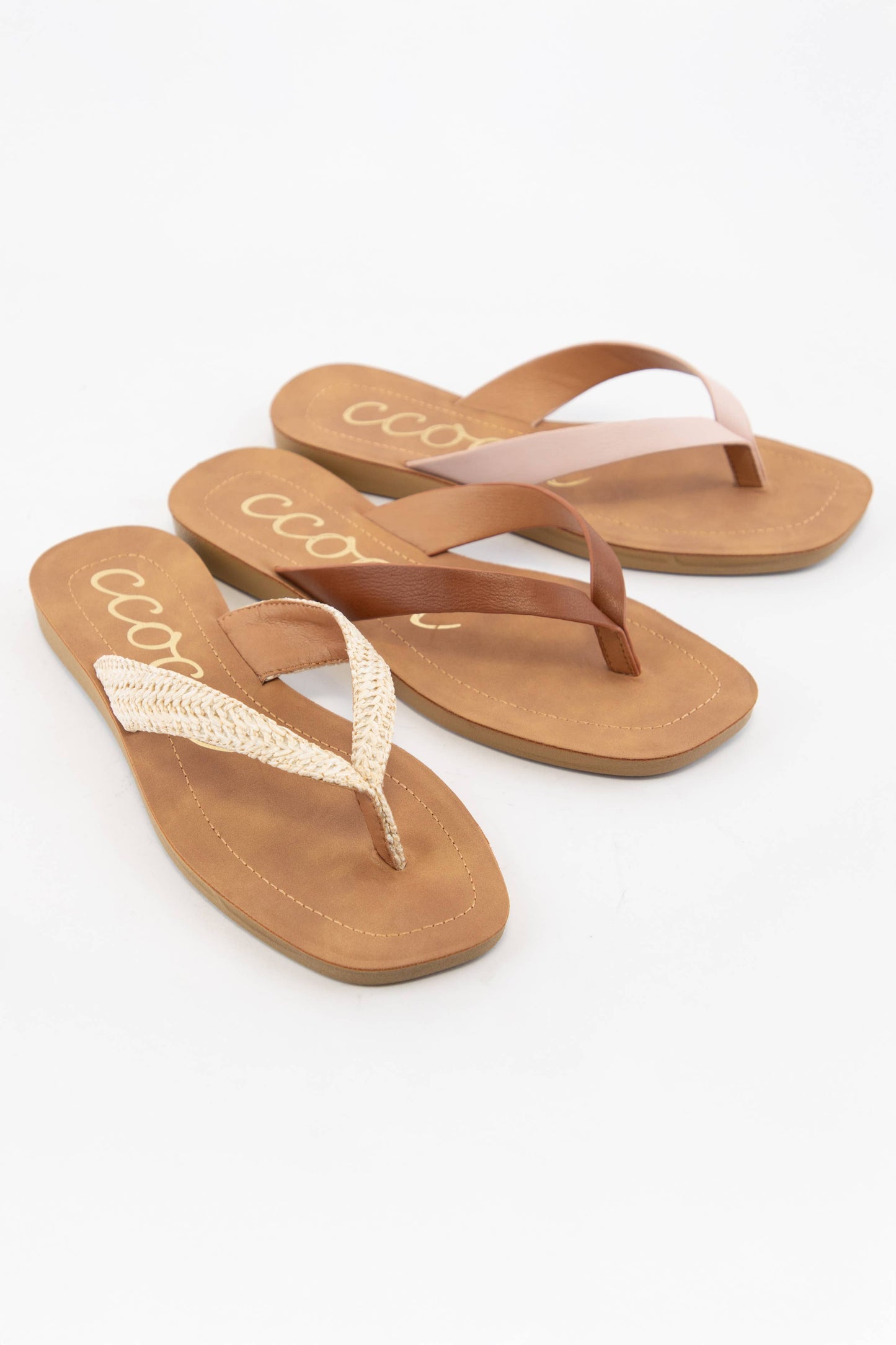 SIA MINIMAL FLIP FLOP THONG SANDALS