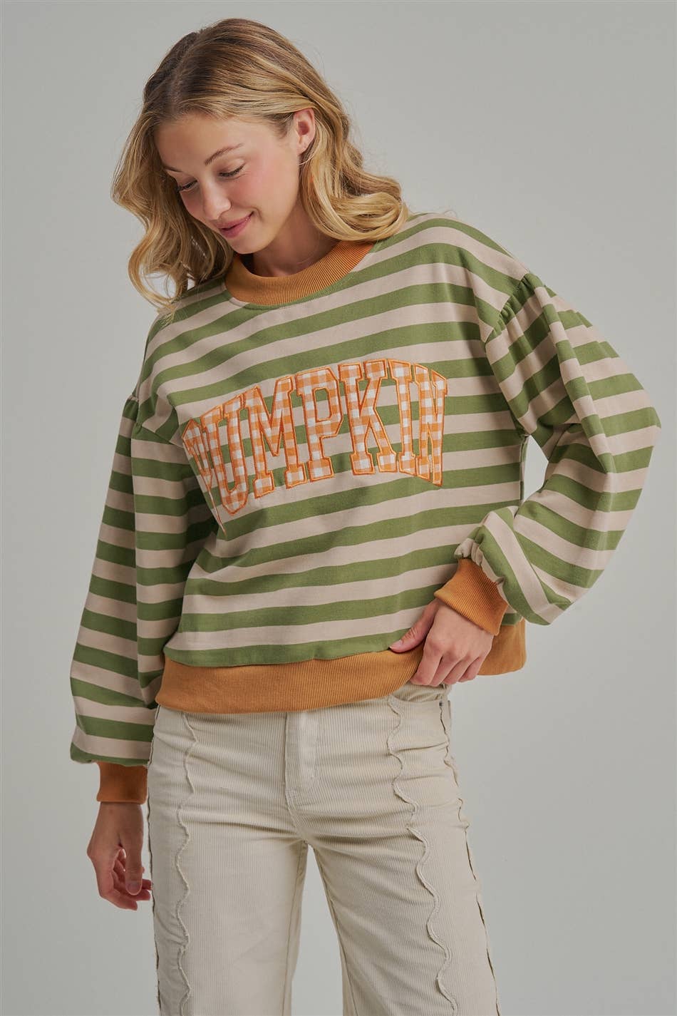 THANKSGIVING TOP WITH PUMPKIN