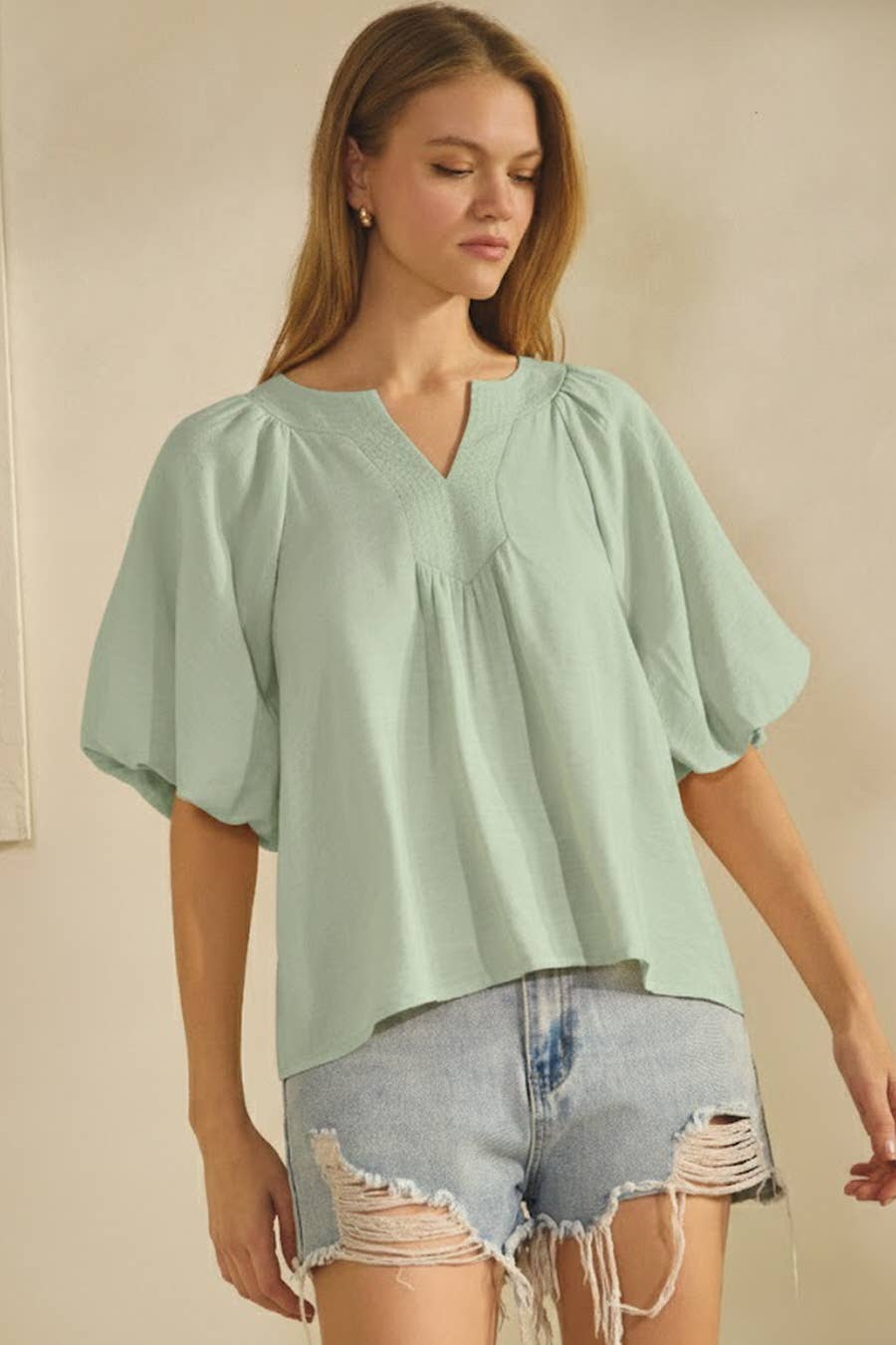 Puff Sleeve Blouse