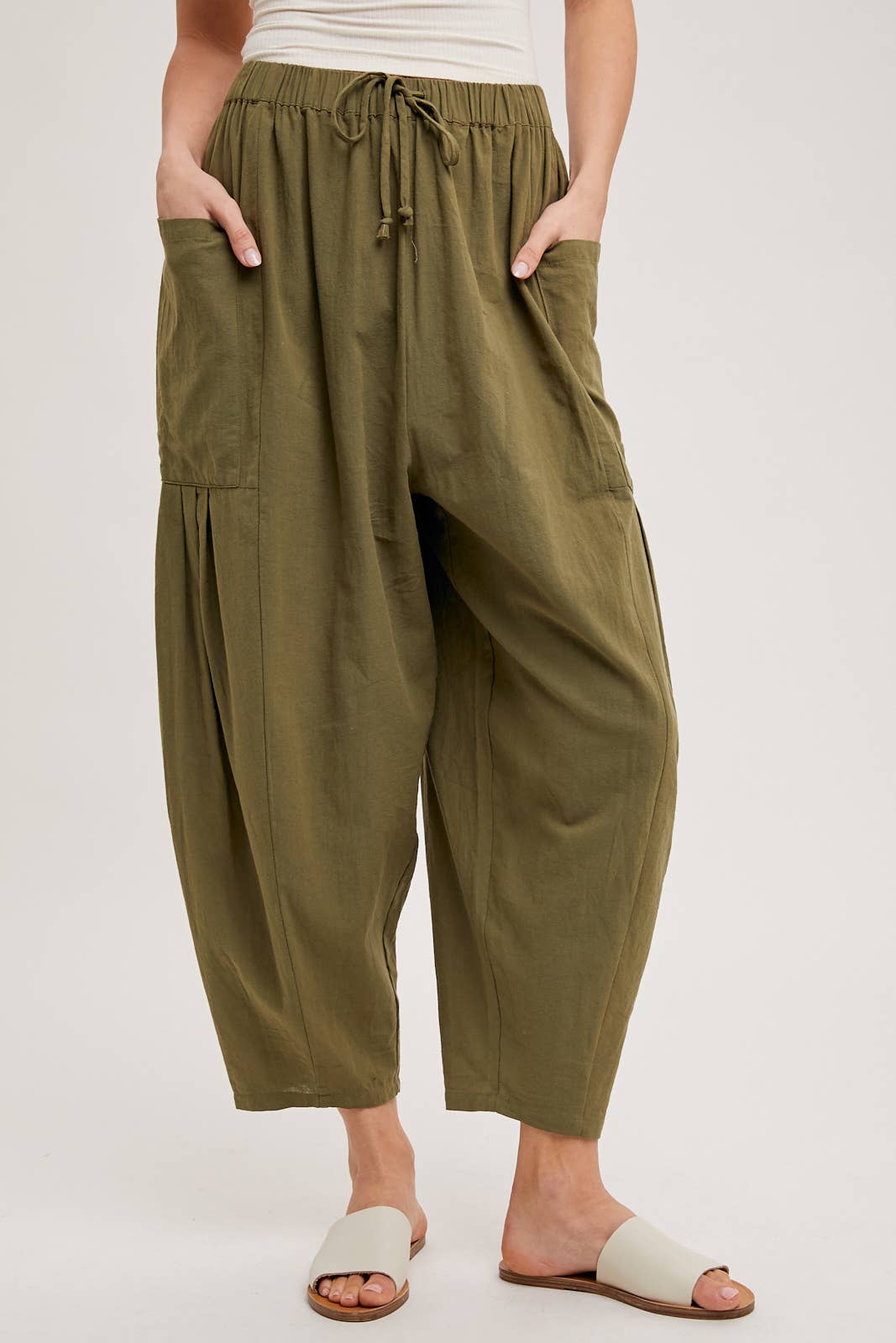 EFFORTLESS HAREM PANTS