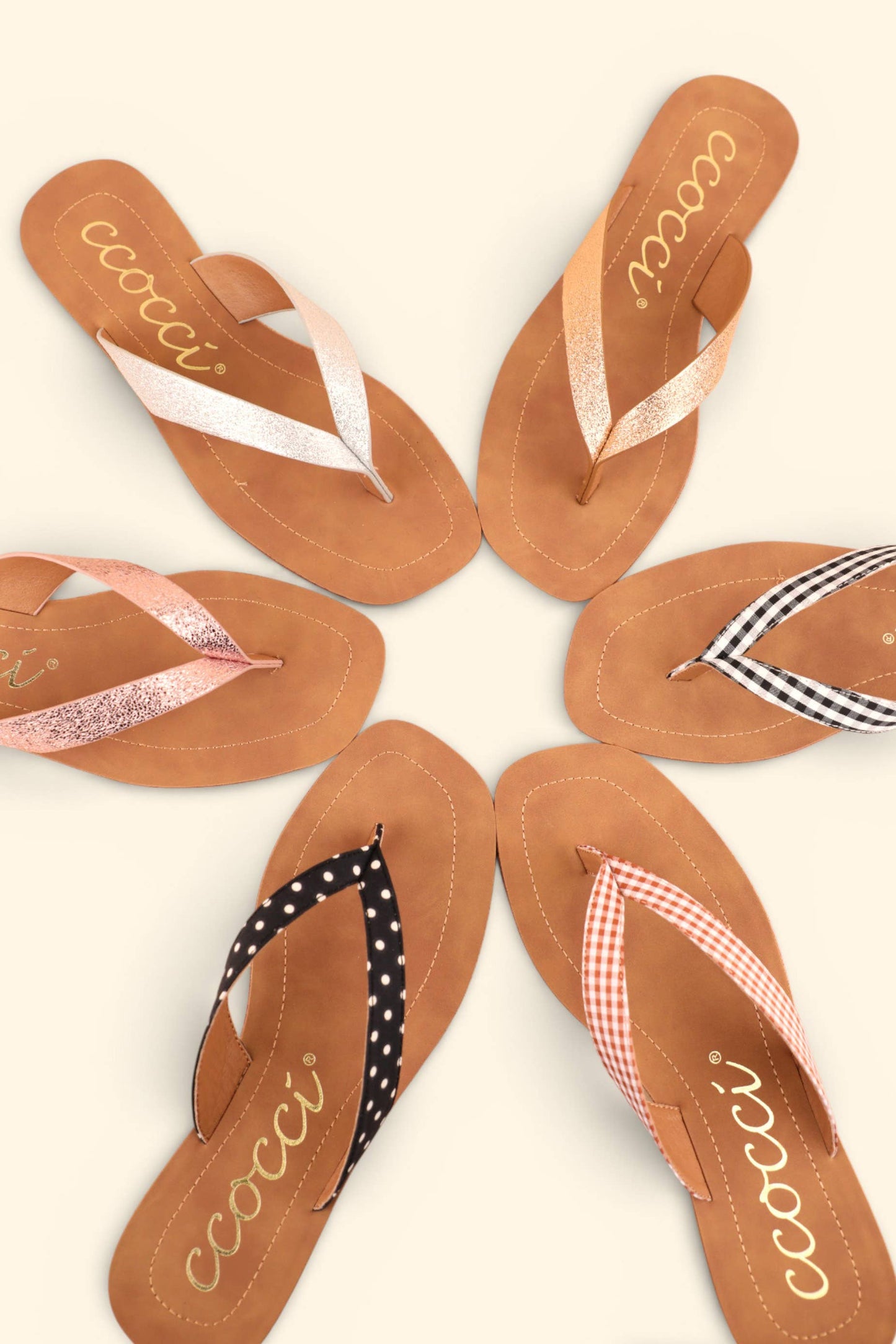 SIA MINIMAL FLIP FLOP THONG SANDALS