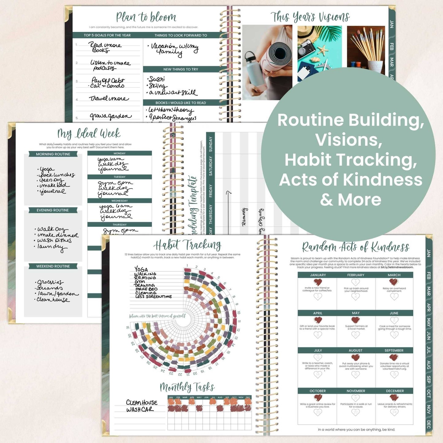 2026 Hard Cover Planner - 8.5" x 11" size