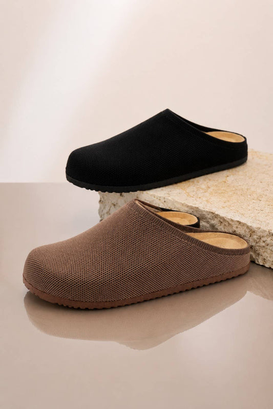 Breathable Knit Comfort Mule Clog