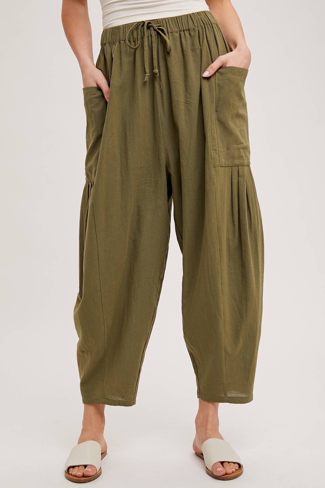 EFFORTLESS HAREM PANTS
