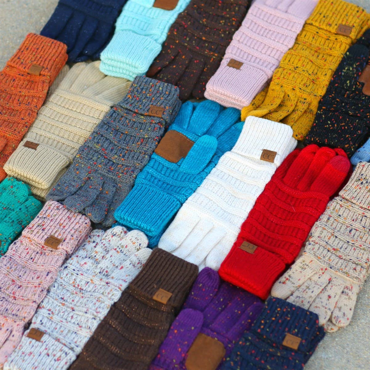 CC Cozy Confetti Tech Screen Gloves ( G-33 )