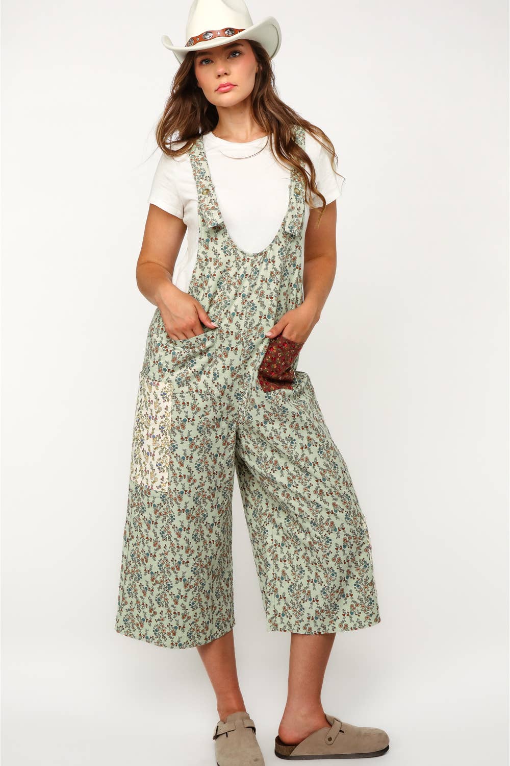 FLOWER OVERALL COLORBLOCK