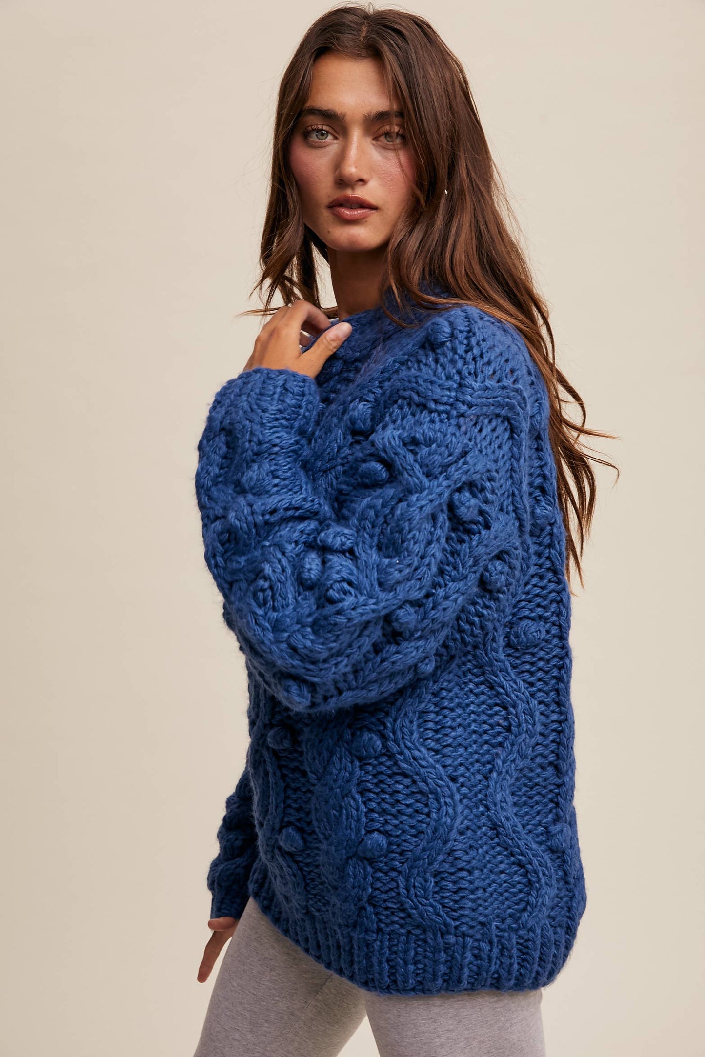 Chunky Cable Knit Sweater