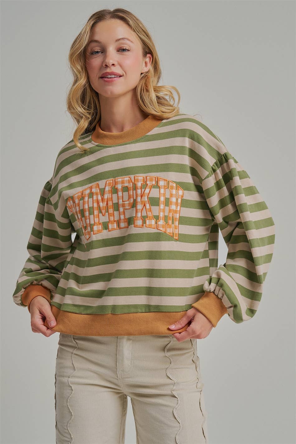 THANKSGIVING TOP WITH PUMPKIN