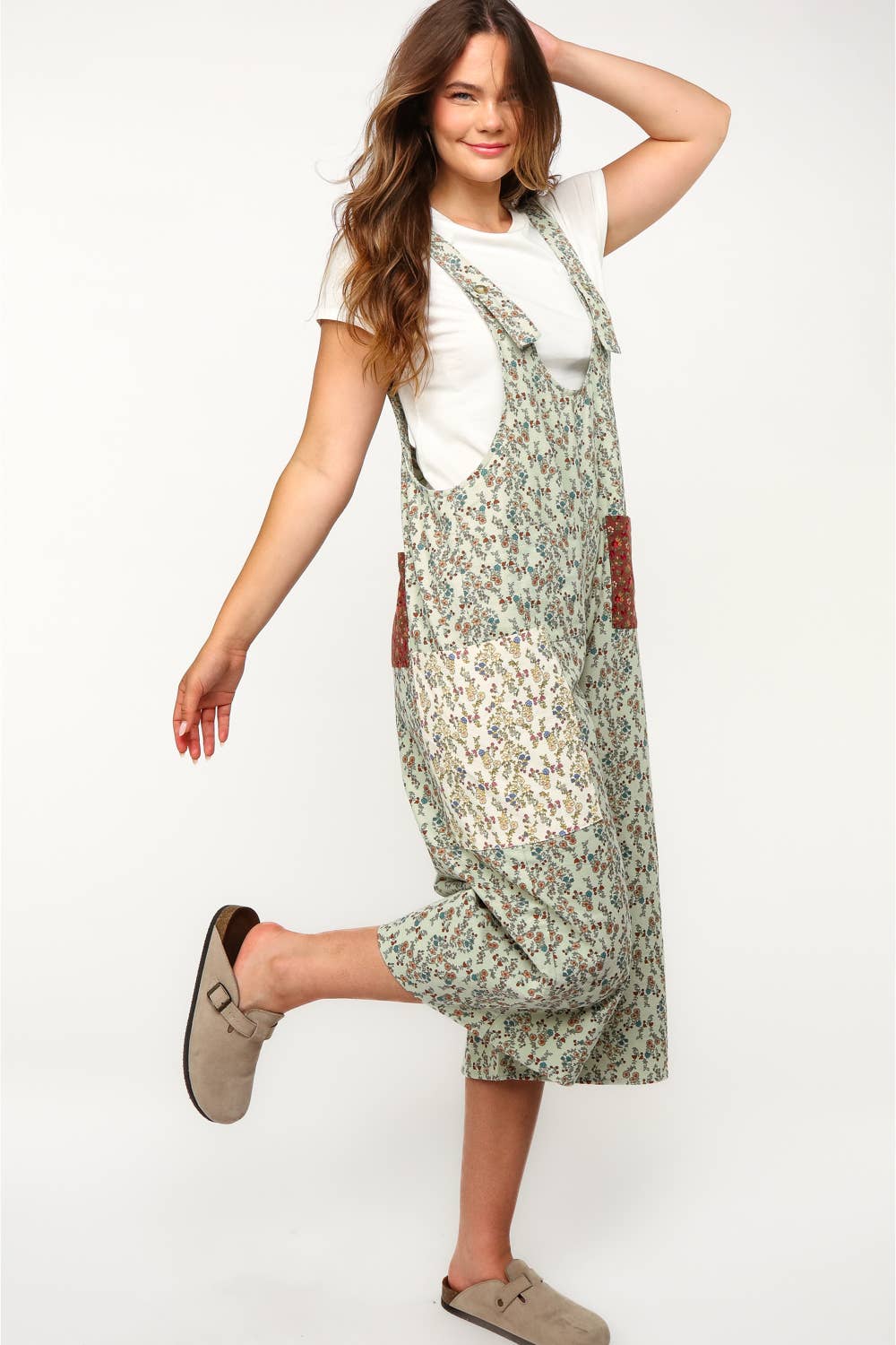 FLOWER OVERALL COLORBLOCK