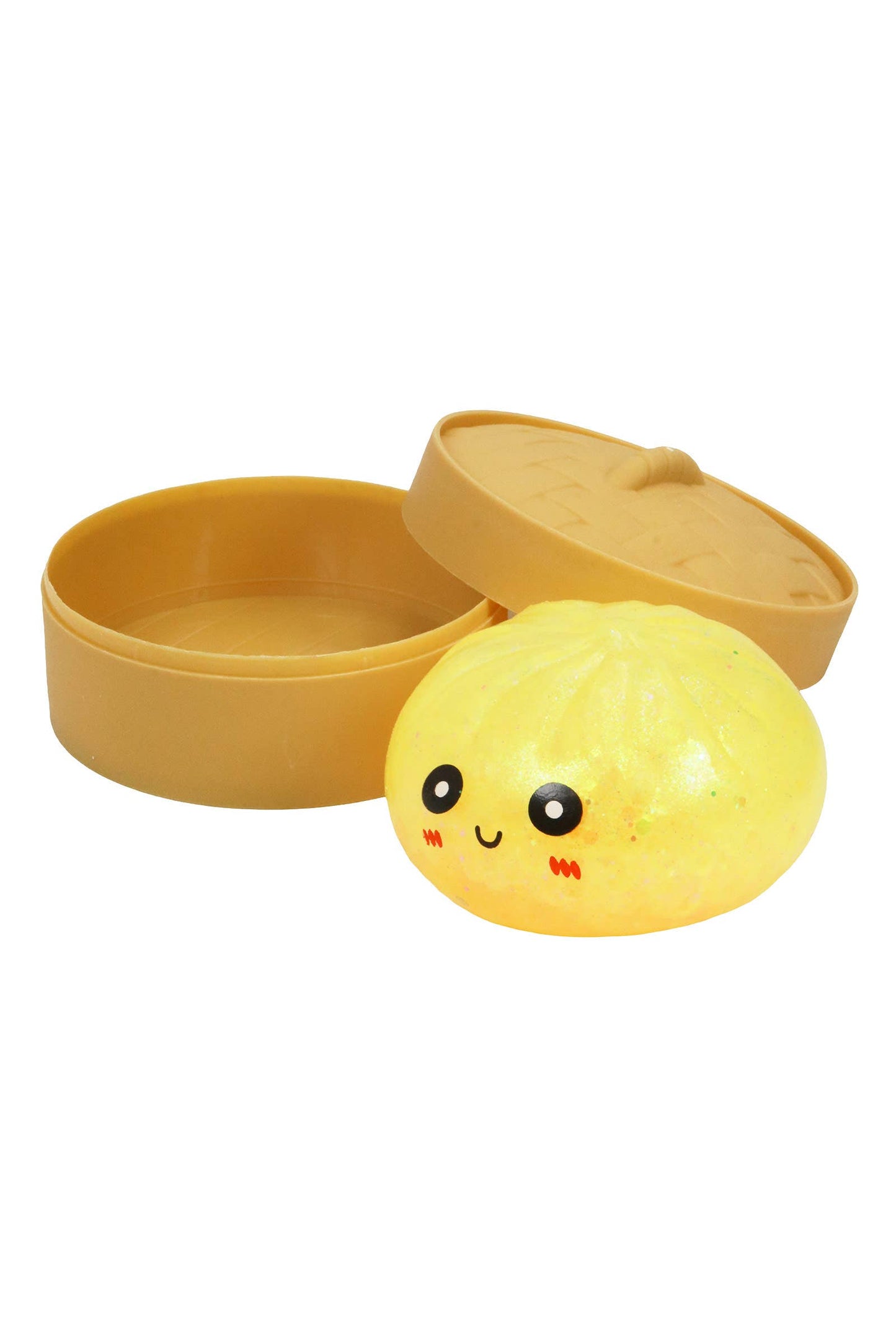 Glittery Bao Bun Dumpling Water Bead Filled Squishy