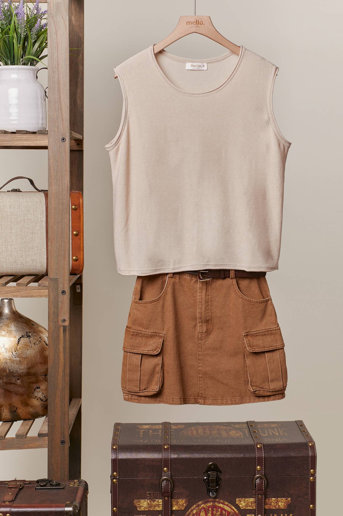 Sleeveless Knit Top