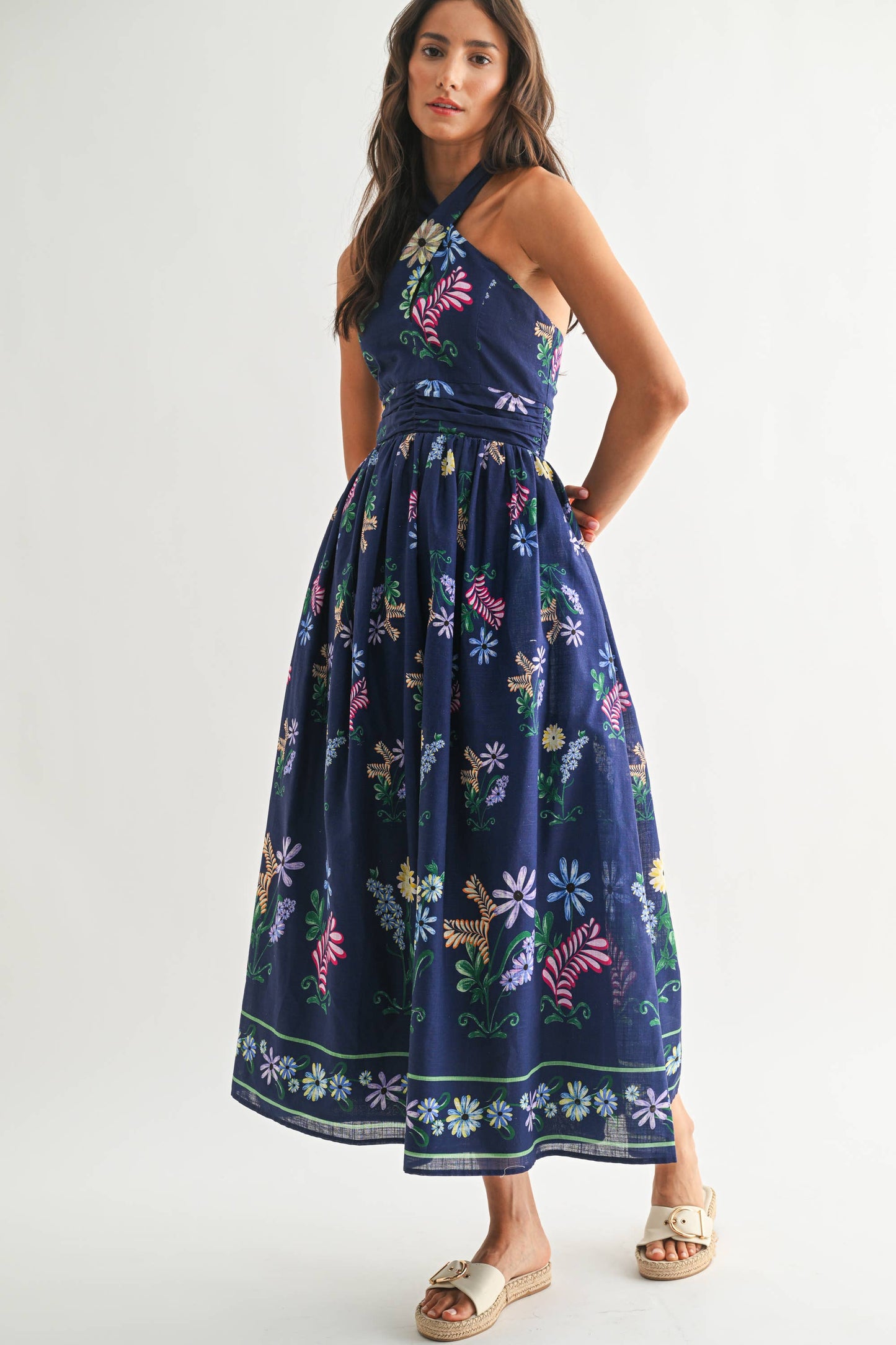 FLORAL MAXI DRESS