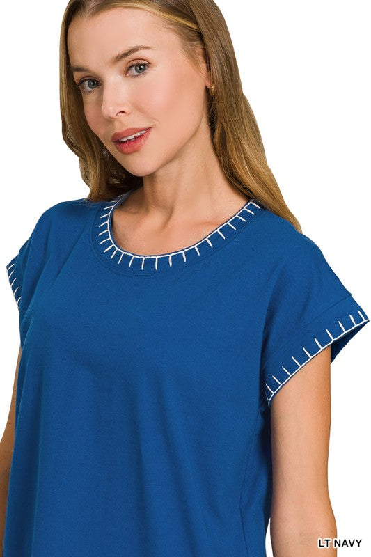 Stitch Detail Top
