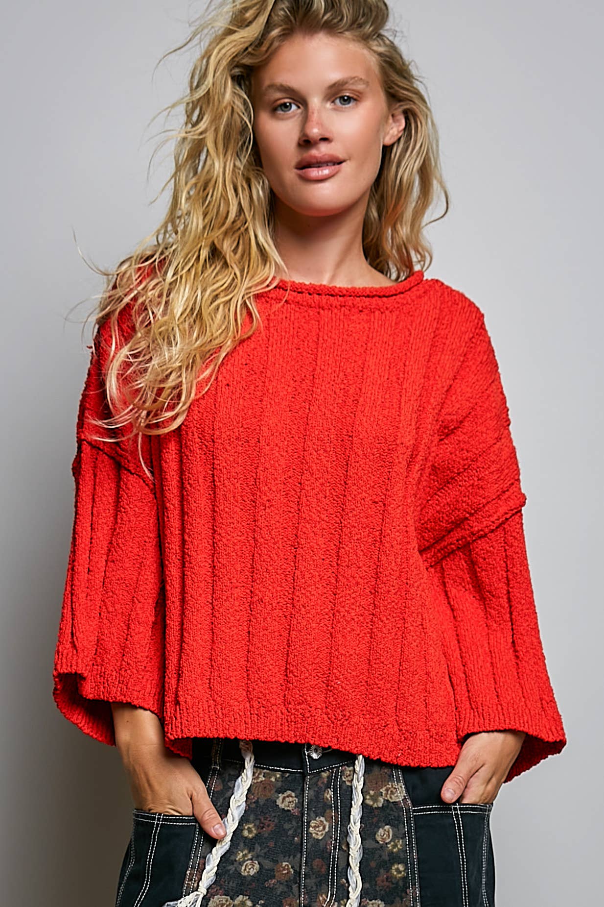 Oversized Soft Textured Sweater