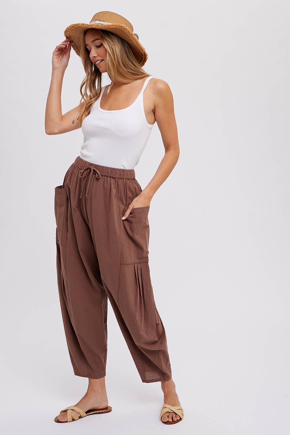 EFFORTLESS HAREM PANTS