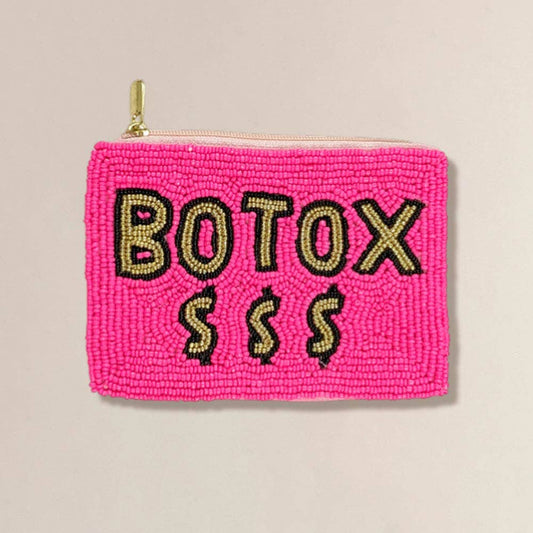BOTOX Message Seed Beaded Mini Pouch