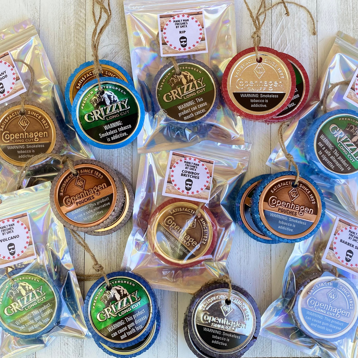 Wholesale - Manly Dip Lid Car Freshies