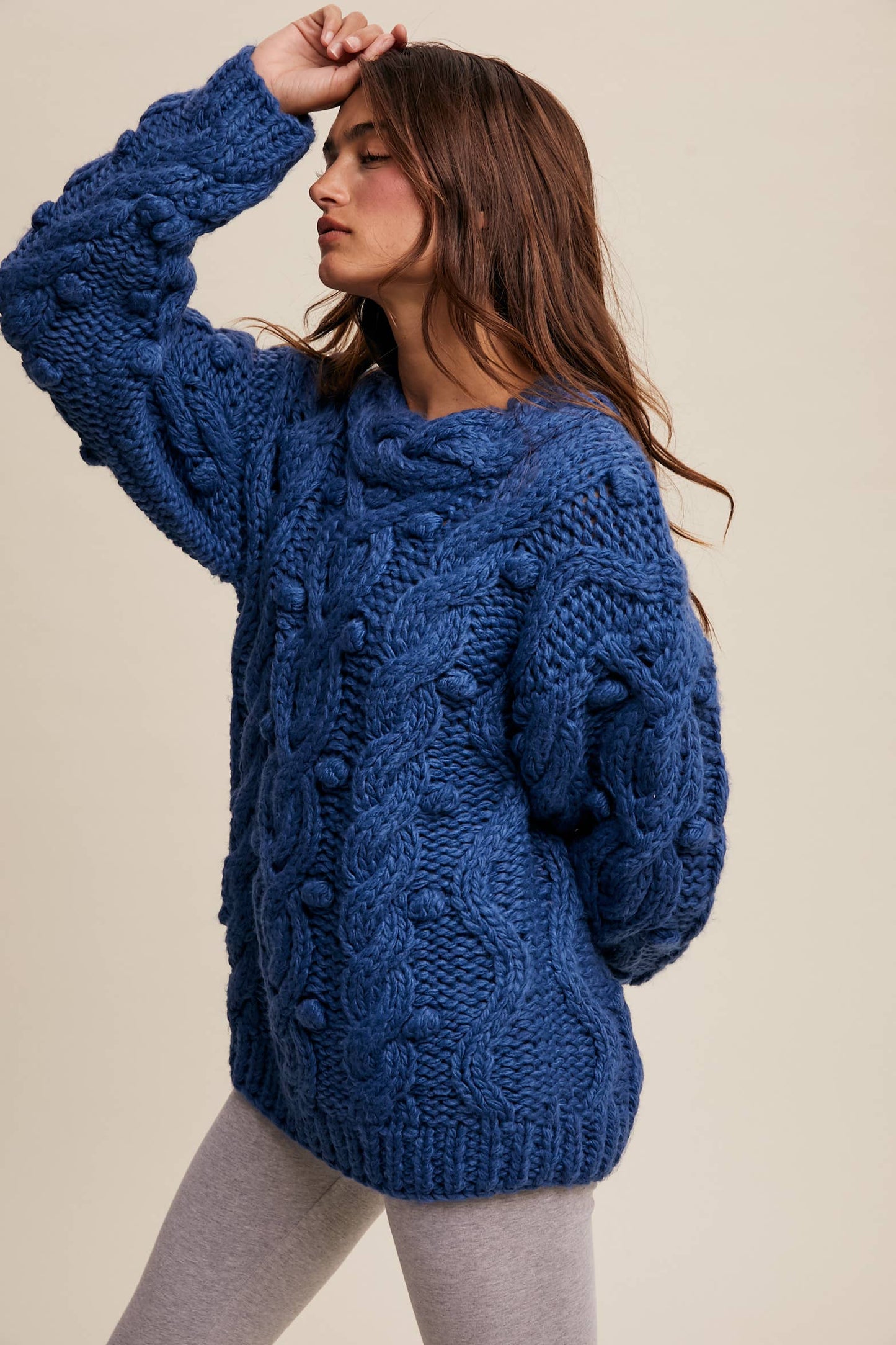 Chunky Cable Knit Sweater