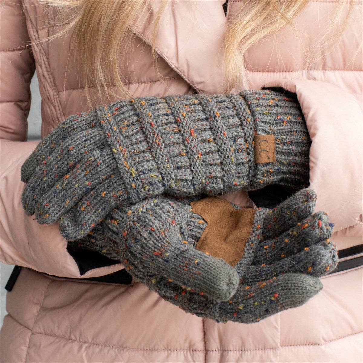 CC Cozy Confetti Tech Screen Gloves ( G-33 )