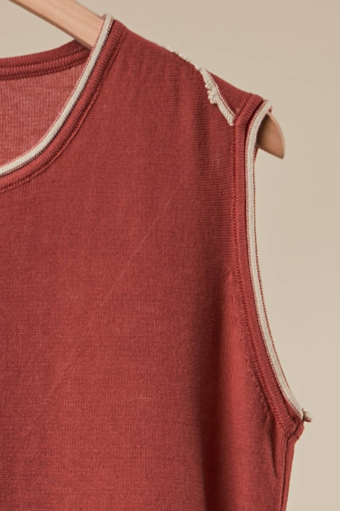 Sleeveless Knit Top