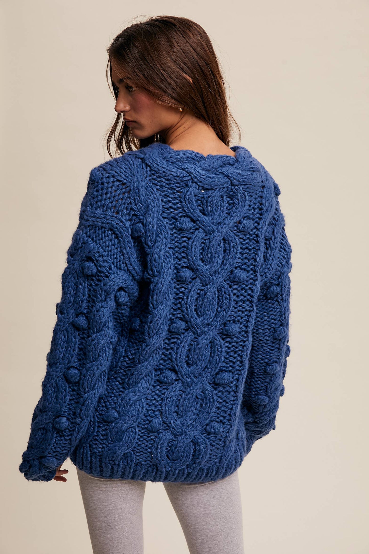 Chunky Cable Knit Sweater