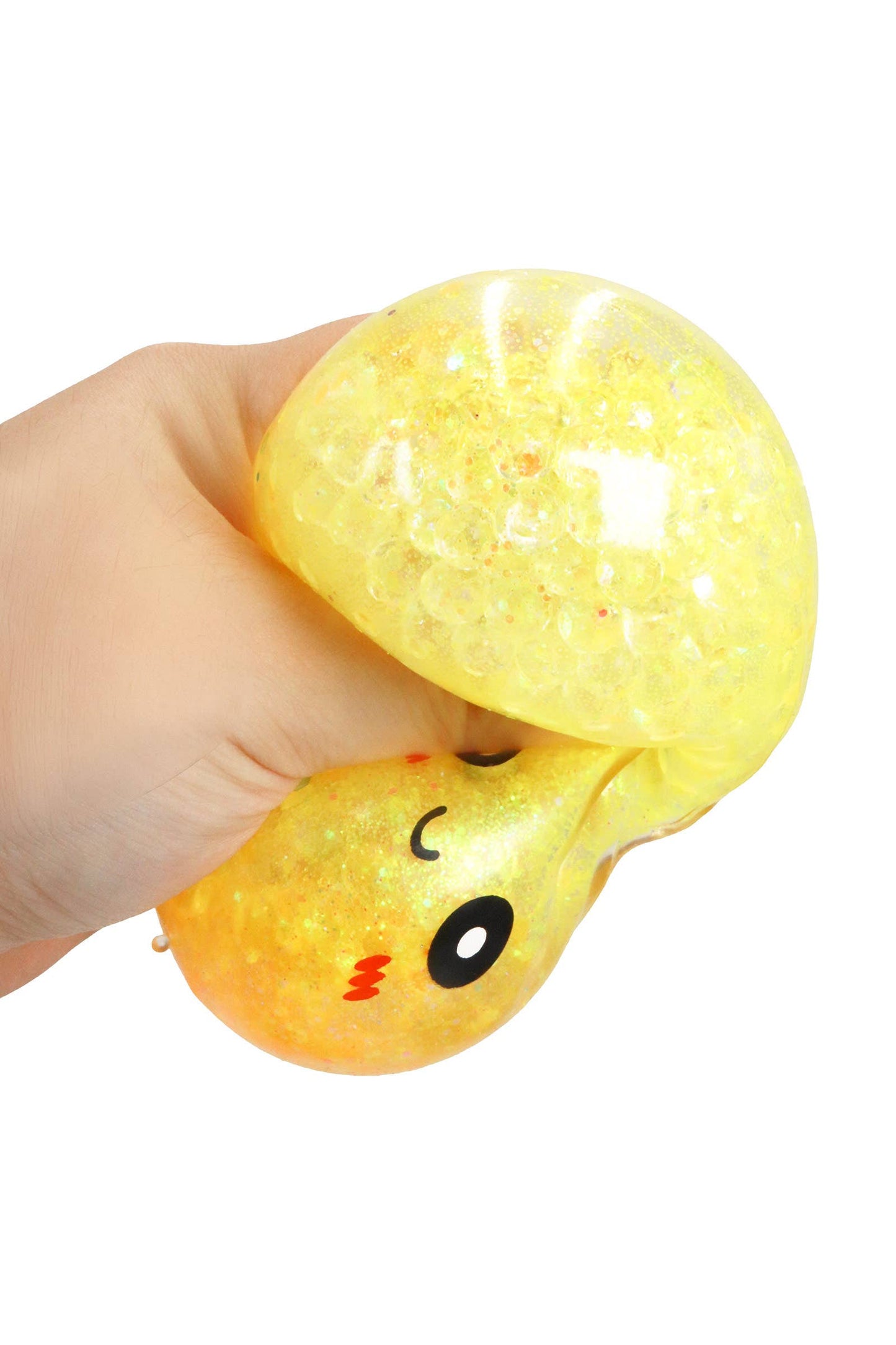 Glittery Bao Bun Dumpling Water Bead Filled Squishy