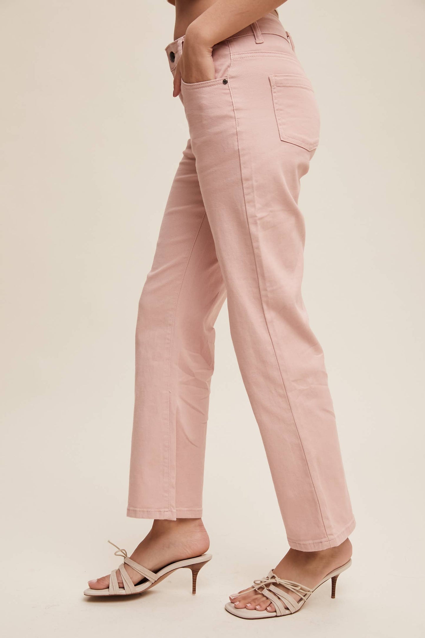 Stretch Wide-Leg Denim Jeans