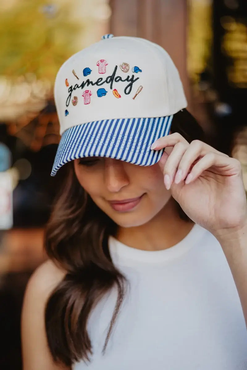 Gameday Baseball Doodles Classic Trucker Hats