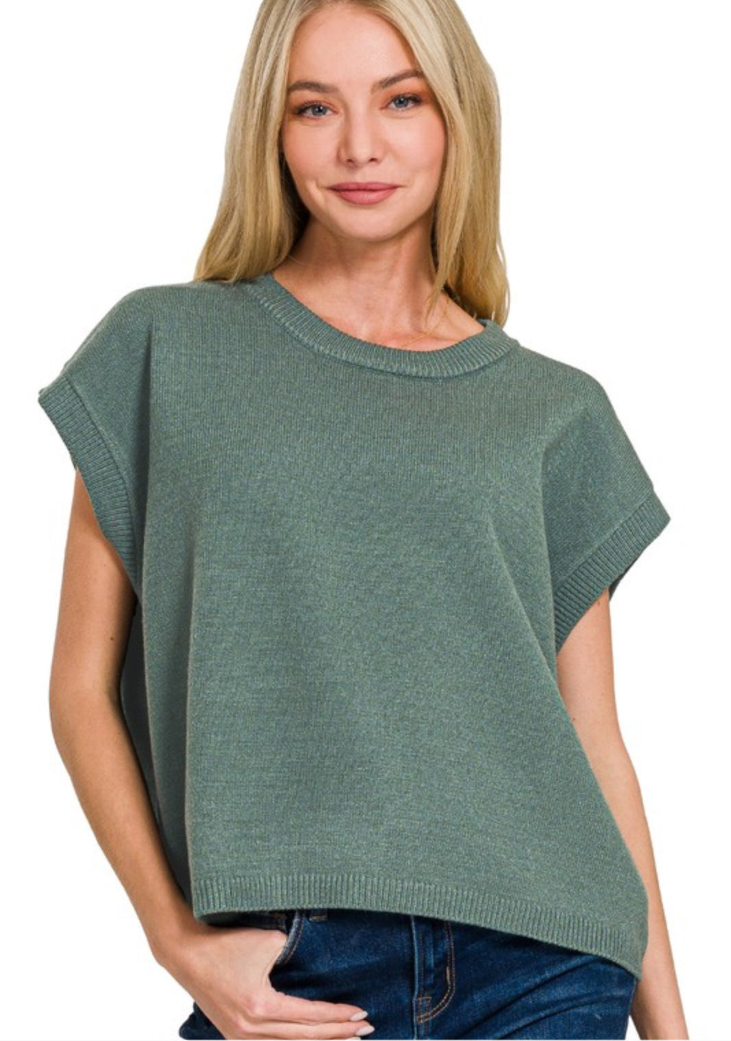 Oversized Sweater Vest