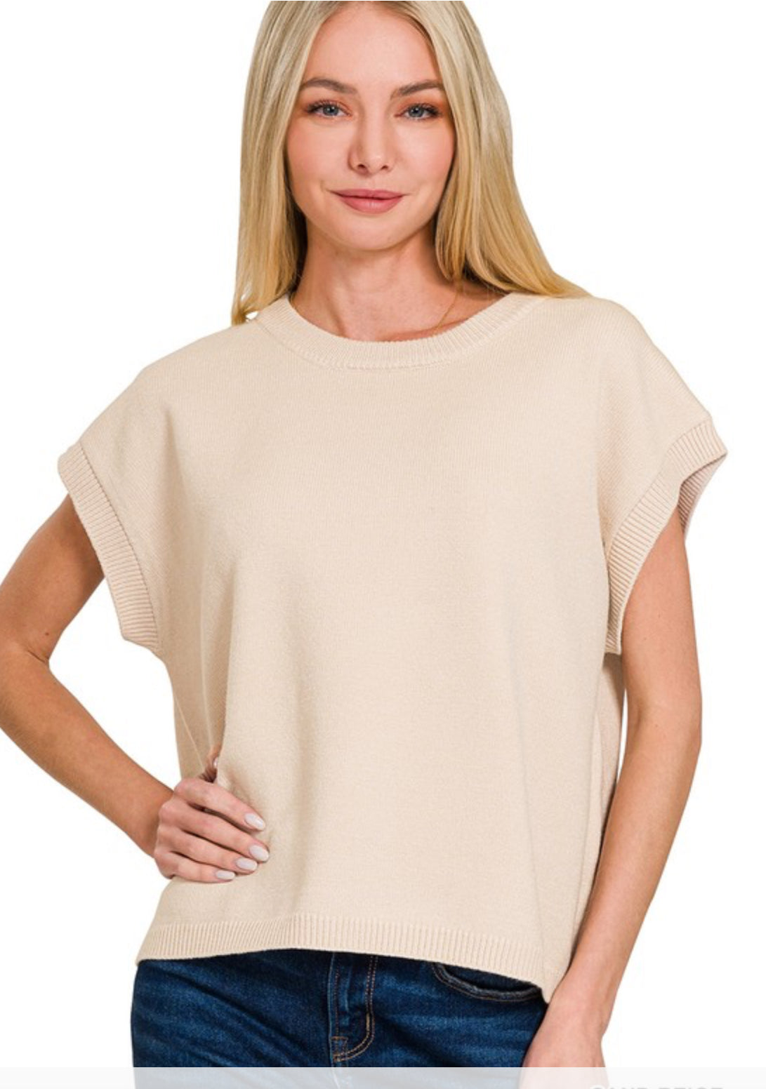 Oversized Sweater Vest