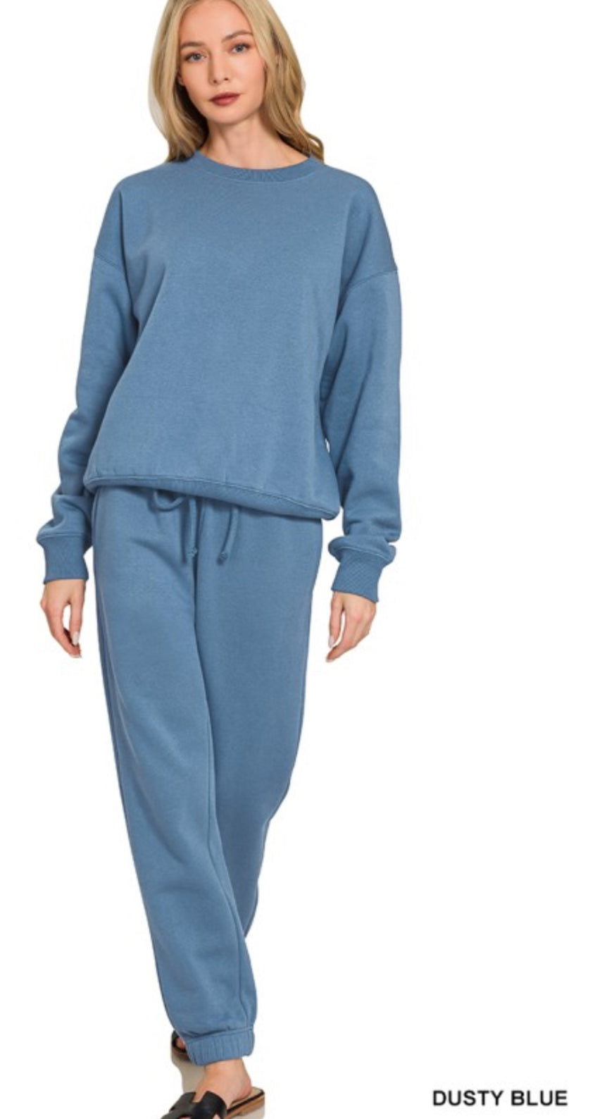 Fleece Long Sleeve Jogger Set