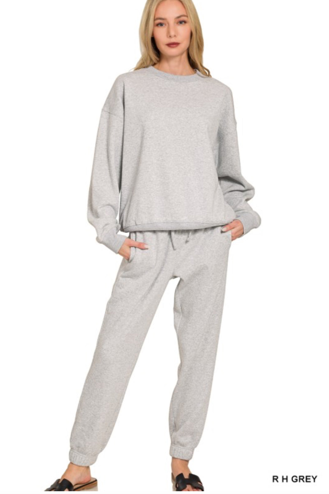 Fleece Long Sleeve Jogger Set