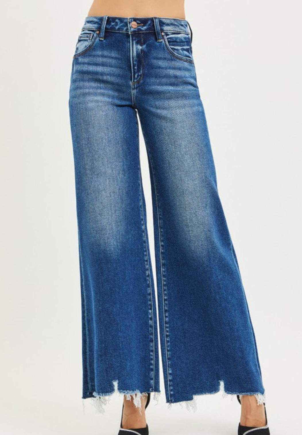 High Rise Wide Jeans
