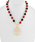 GAMEDAY: Acrylic Ball & CCB Necklace