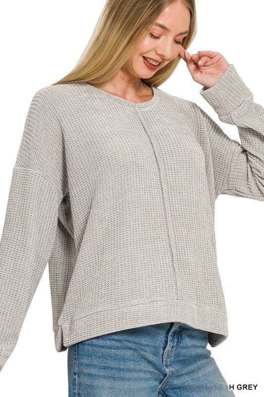 Chenille Waffle Sweater