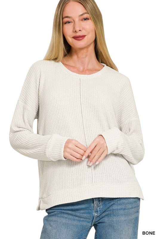 Chenille Waffle Sweater