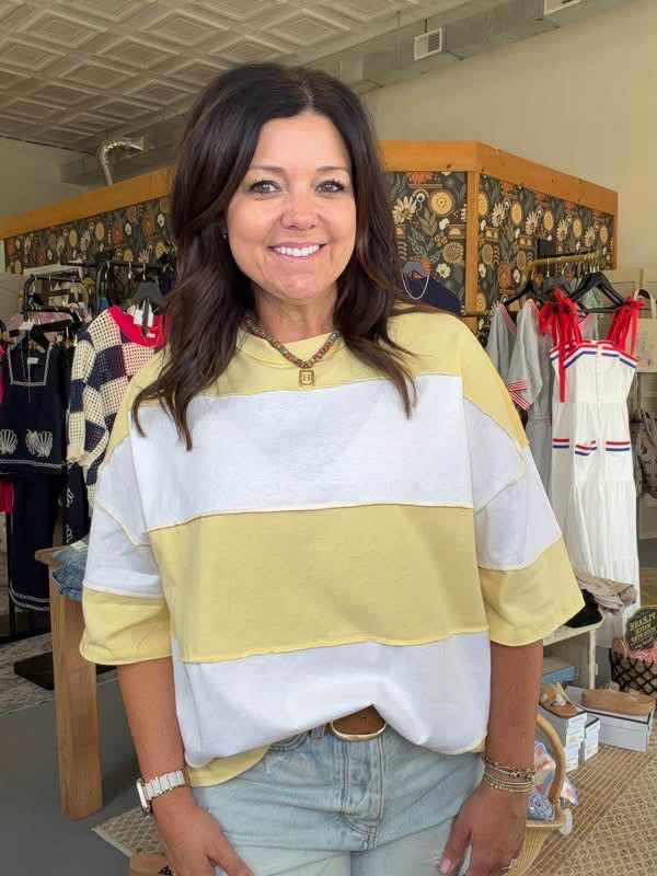 Polly Color Block Top