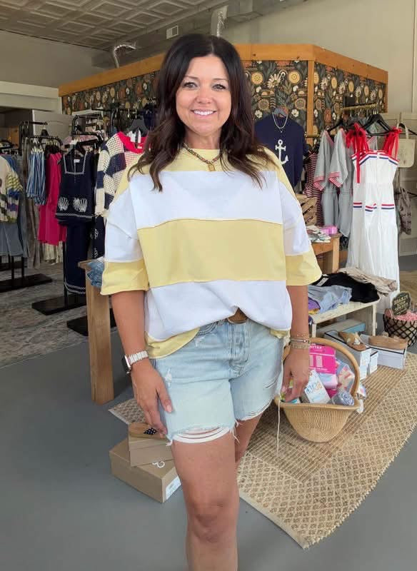 Polly Color Block Top