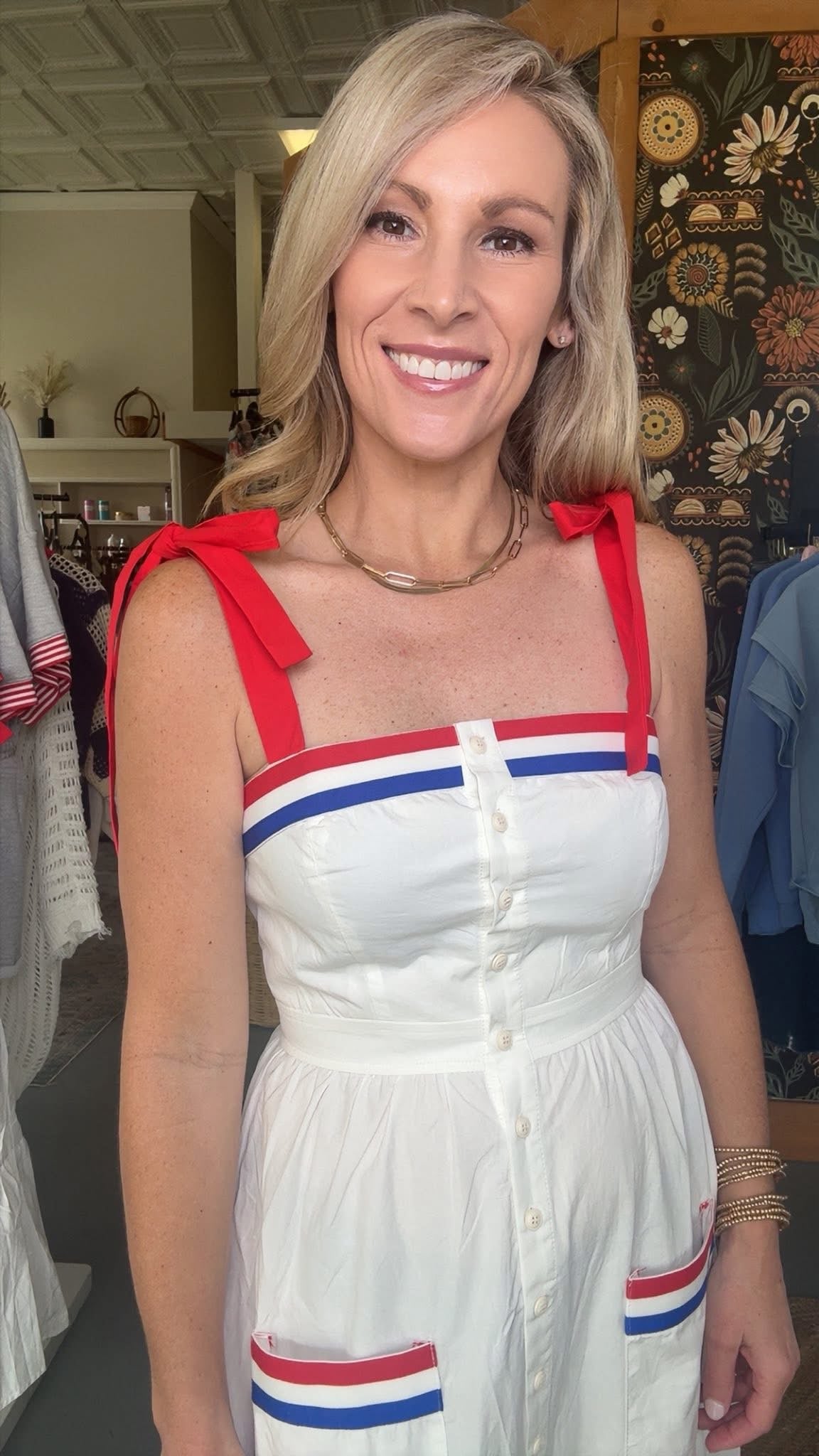 4th of july-inspired maxi dress