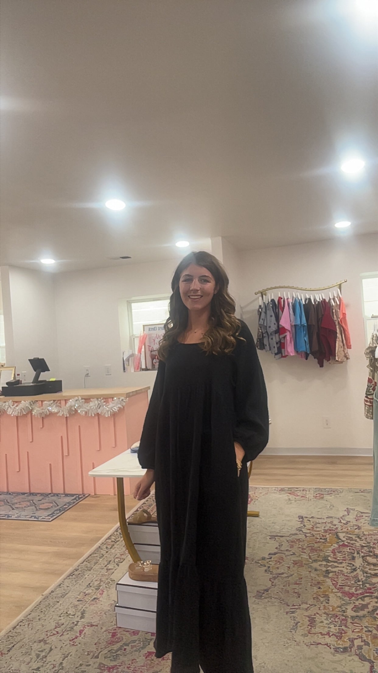 Cotton Gauze Ruffle Dress