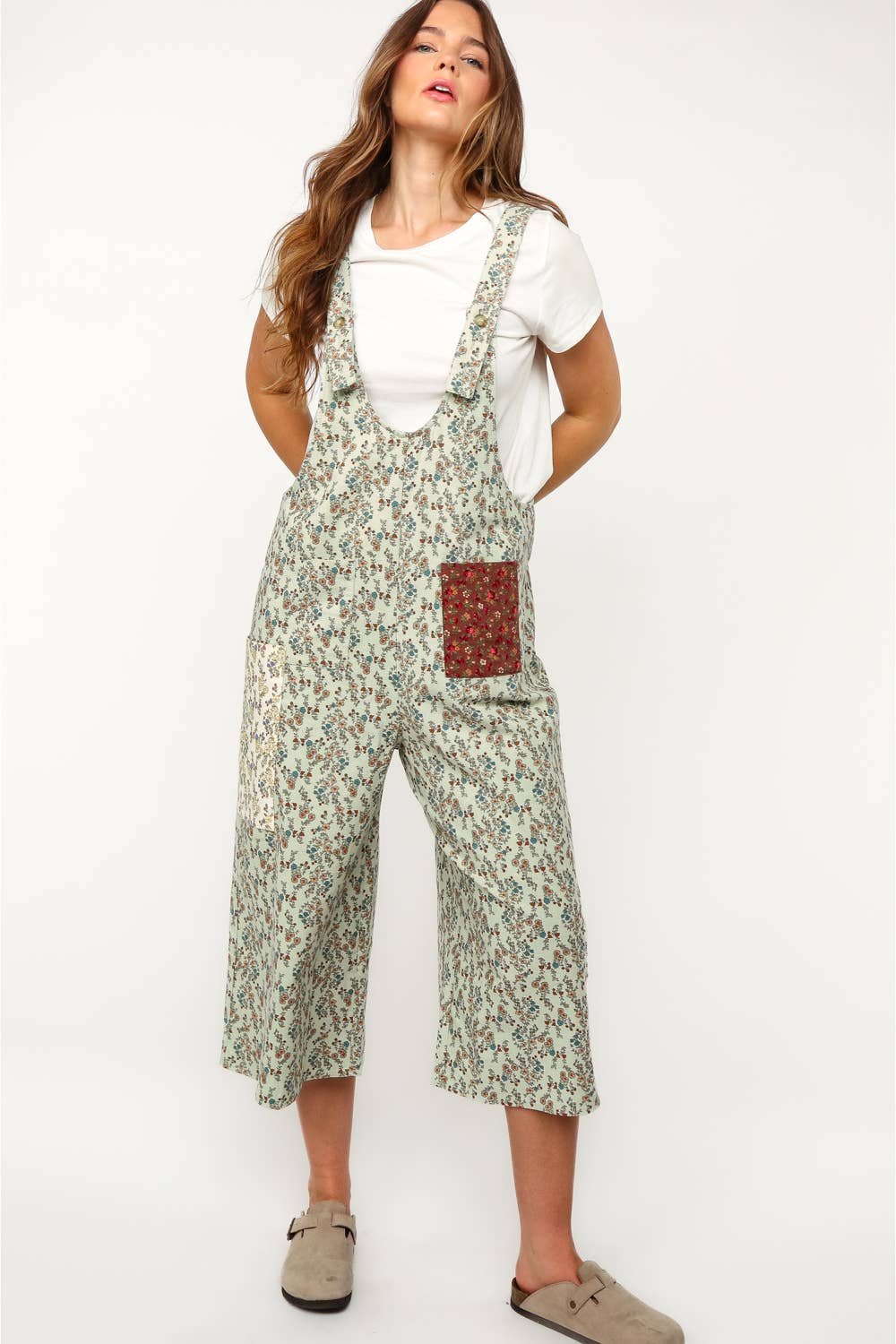 FLOWER OVERALL COLORBLOCK