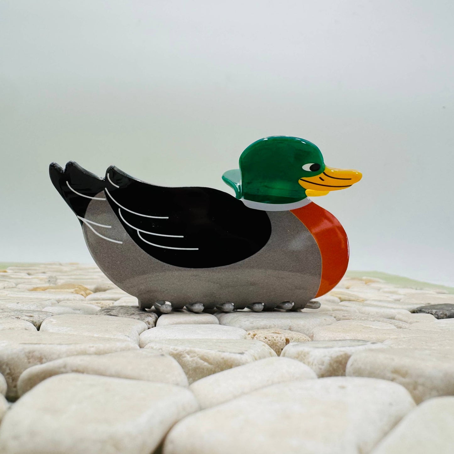 JUMBO MALLARD DUCK HAIR CLAW CLIPS